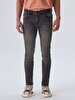 Joshua Schmaler Bei̇nabschluss Low Waist Jean Hosen
