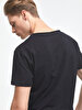 V-neck With Pockets Black T-shirt
