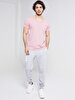 V-neck With Pockets Pink T-shirt