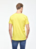 V-neck With Pockets Yellow T-shirt