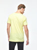 V-neck With Pockets Yellow T-shirt