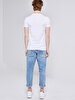 V-neck Basic Fit White T-shirt