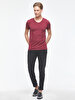 V-neck Basic Fit Red T-shirt