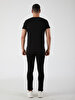 V-neck Basic Fit Black T-shirt
