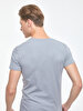V-neck Basic Fit Grey T-shirt