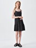 Dots Spaghetti Strap Klei̇d