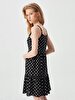 Dots Spaghetti Strap Klei̇d