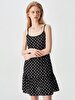 Dots Spaghetti Strap Klei̇d