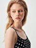 Dots Spaghetti Strap Klei̇d