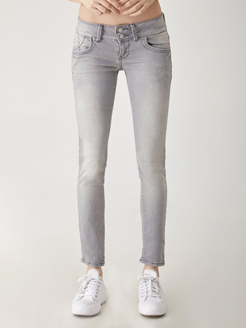 Molly Dar Paça Düşük Bel Jean Hosen