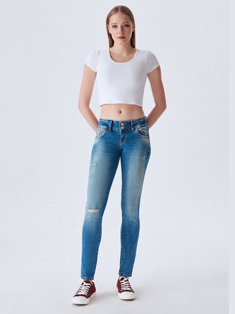 Molly Düşük Bel Jean Hosen