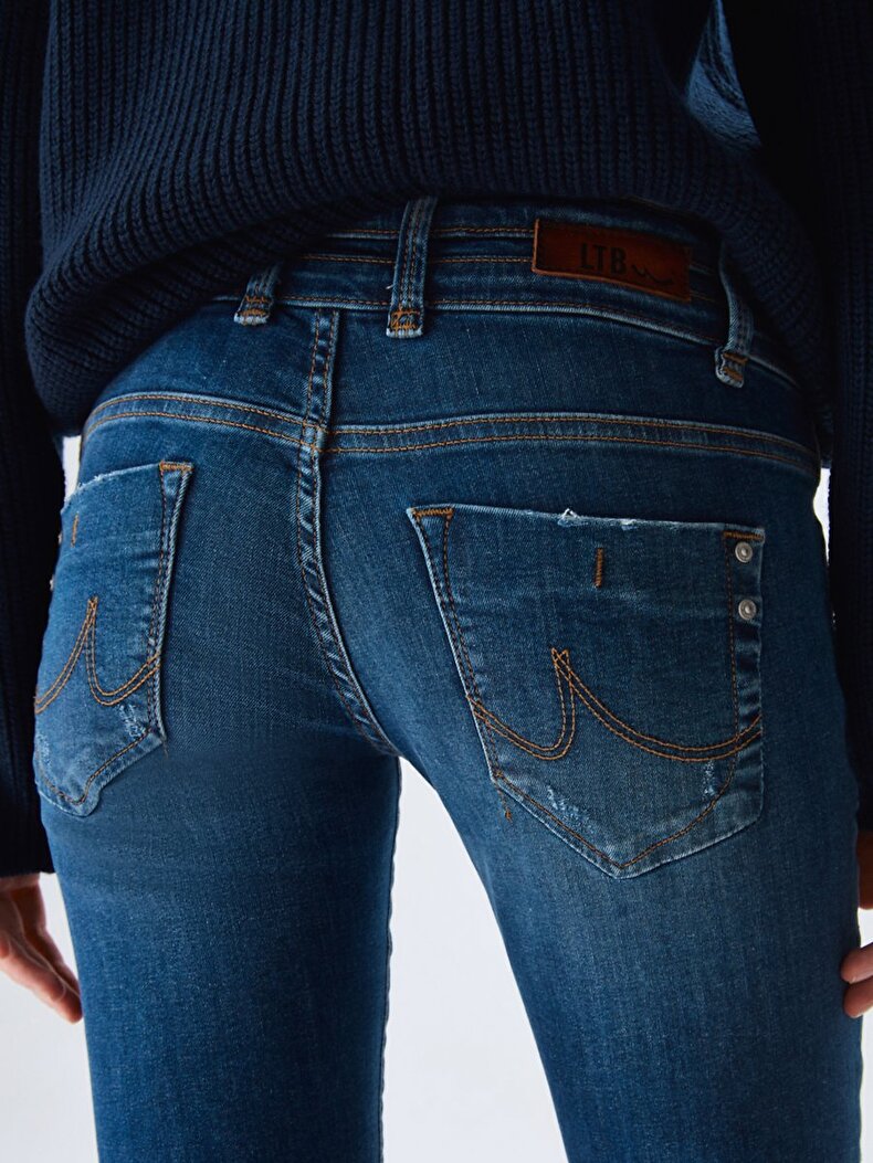 Julita X Düşük Bel Düşük Bel Jean Hosen