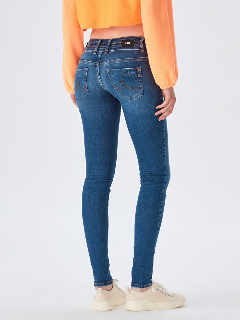 Julita X Dar Paça Düşük Bel Jean Hosen