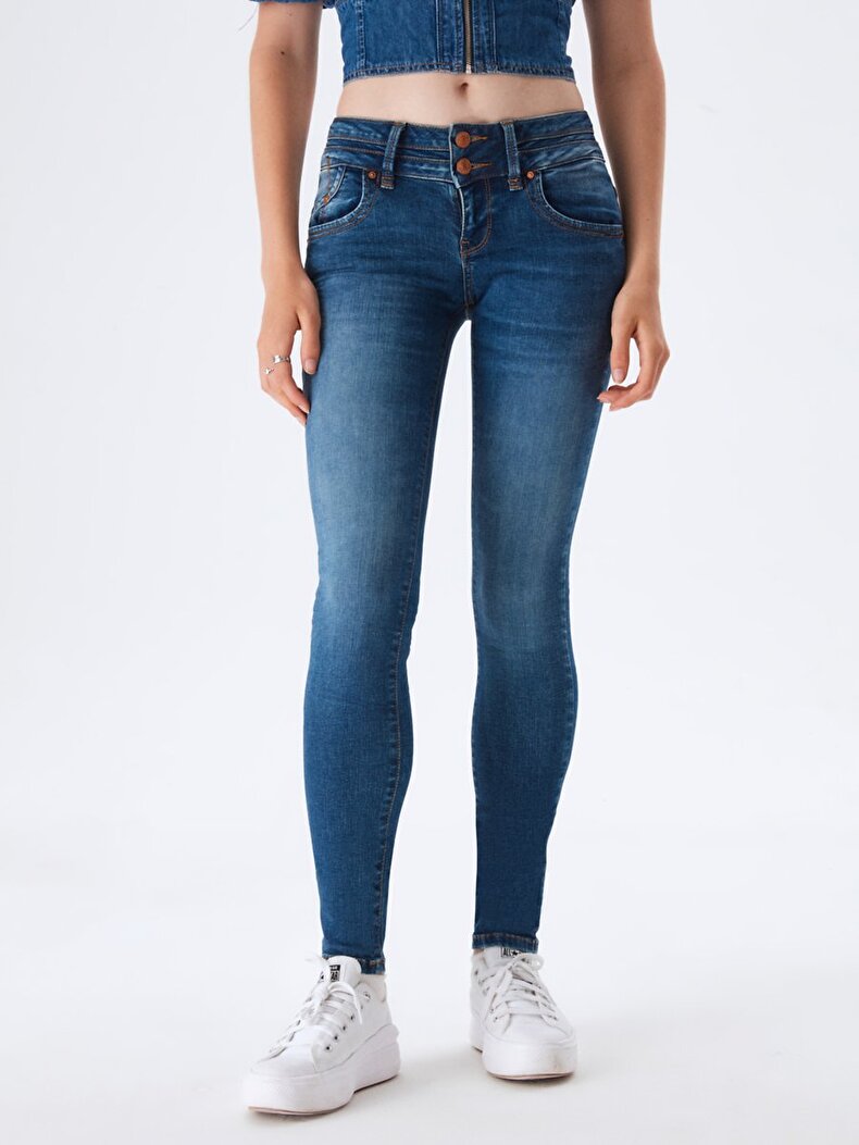 Julita X Dar Paça Düşük Bel Jean Hosen