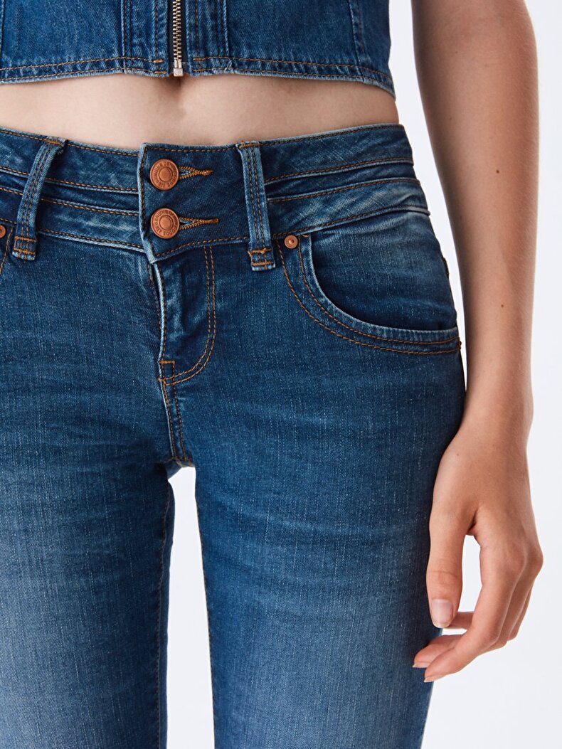 Julita X Dar Paça Düşük Bel Jean Hosen