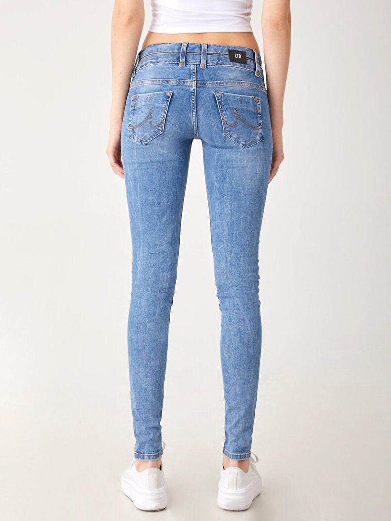 Julita X Dar Paça Düşük Bel Jean Hosen