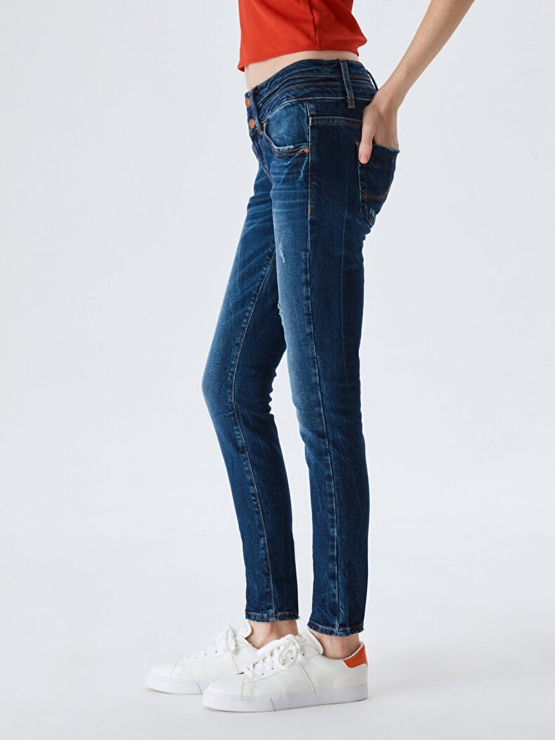 Julita X Dar Paça Düşük Bel Jean Hosen