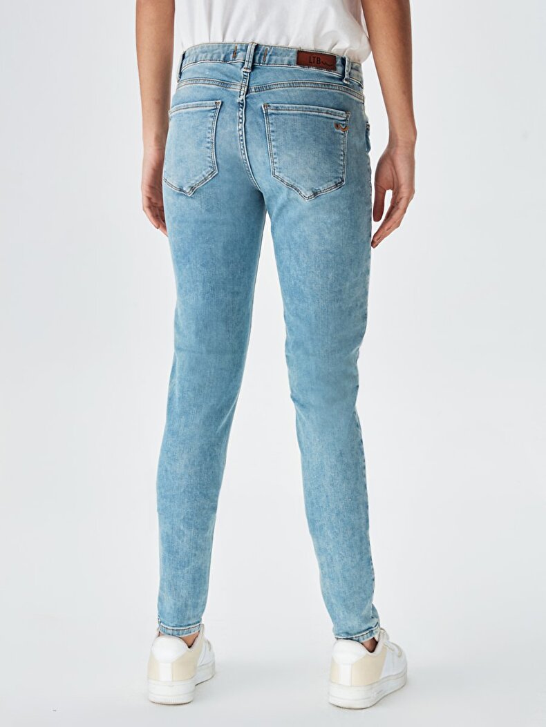 Nicole Dar Paça Orta Bel Jean Hosen