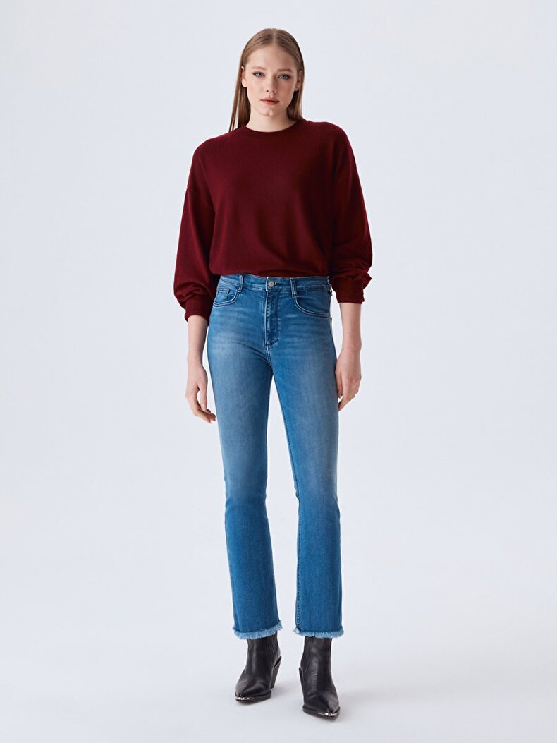 Lynda Cropped Flare Jeans Hosen