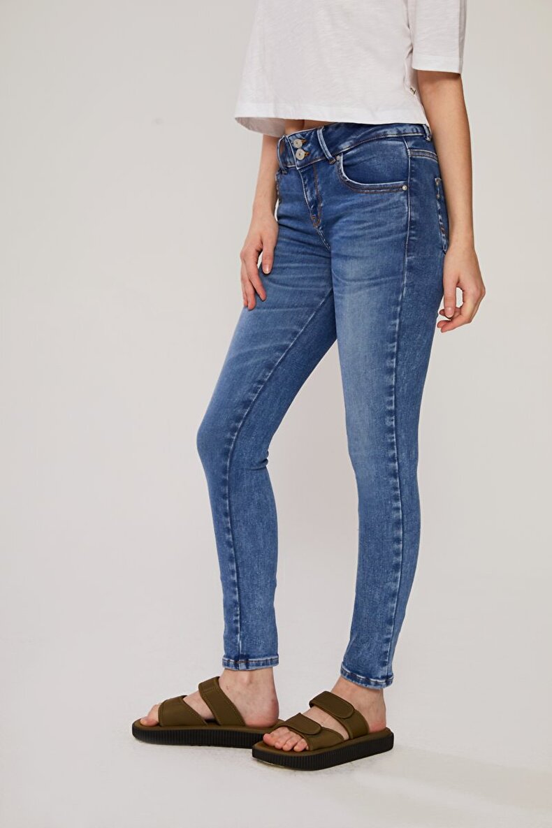 Molly M Mid Rise Skinny Hosen