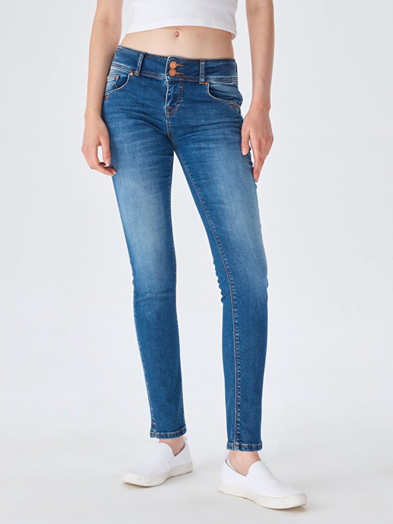 Georget M Mid Rise Skinny Hosen