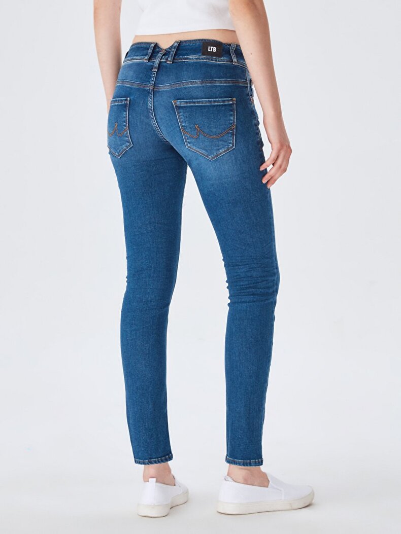 Georget M Mid Rise Skinny Hosen