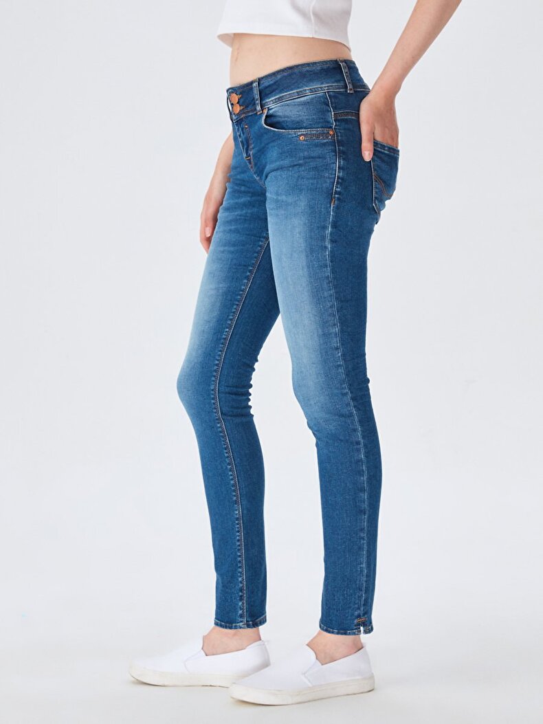 Georget M Mid Rise Skinny Hosen