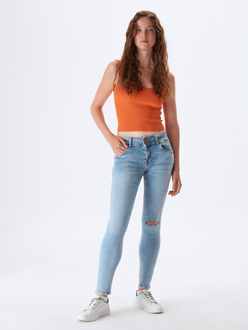 Georget M Dar Paça Orta Bel Jean Hosen
