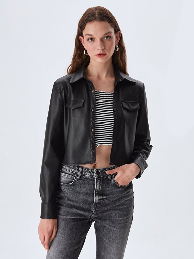 Betiana Split Yüksek Bel Jean Hosen