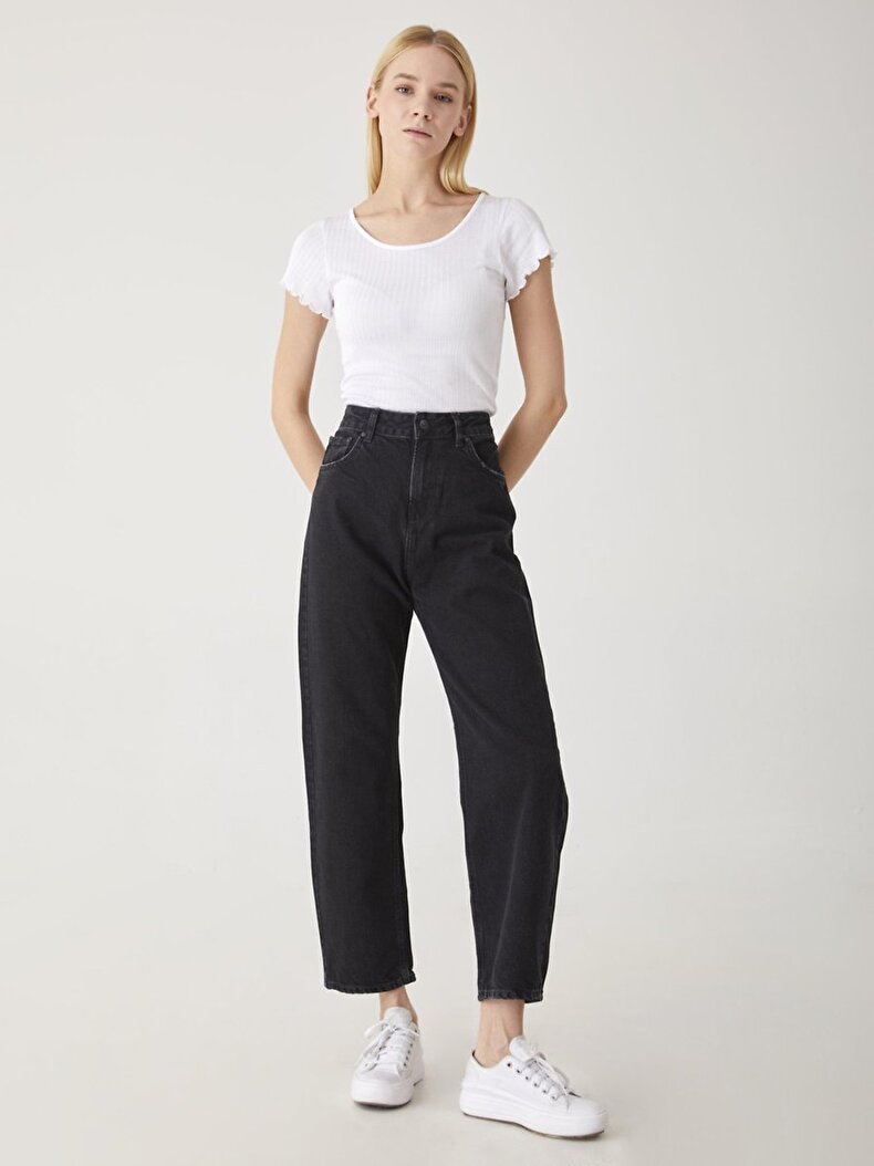 Myla Zip High Waist Hosen