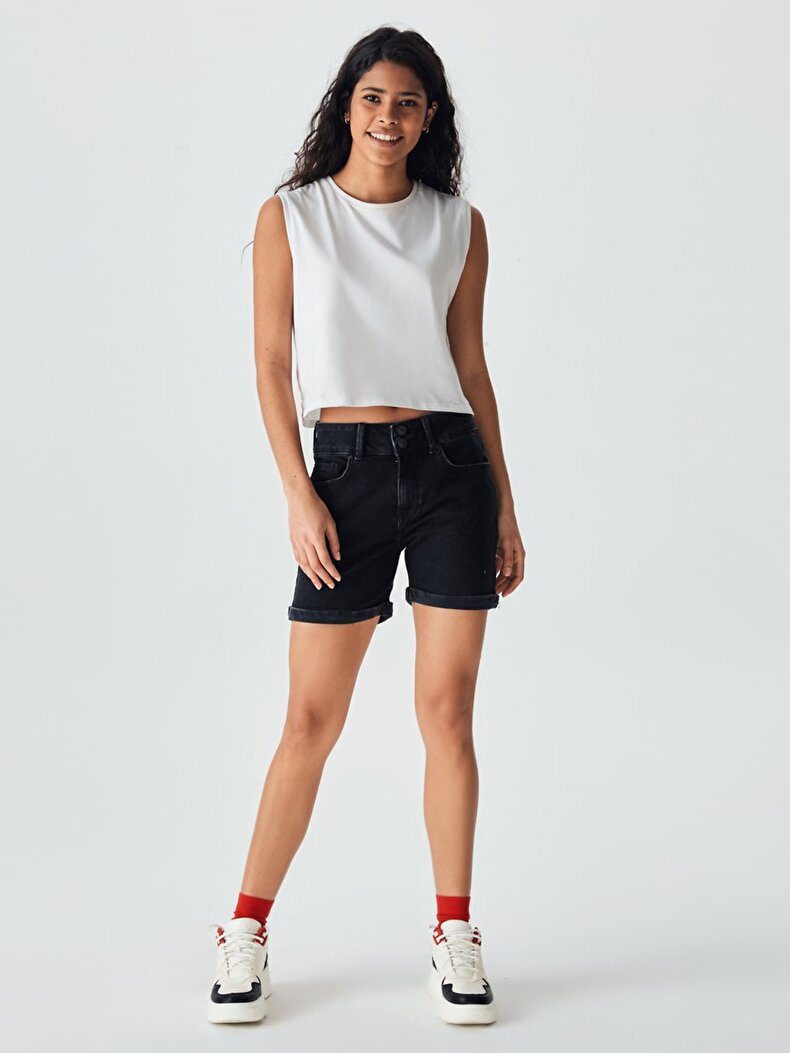 Becky X Orta Bel Jean Shorts