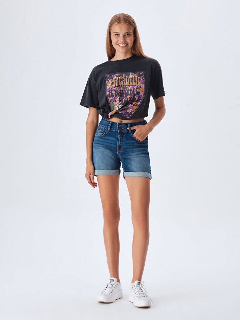 Becky X Orta Bel Jean Shorts