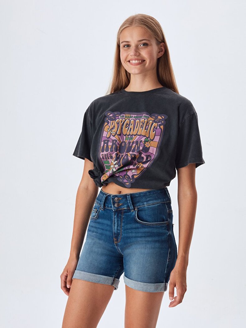 Becky X Orta Bel Jean Shorts