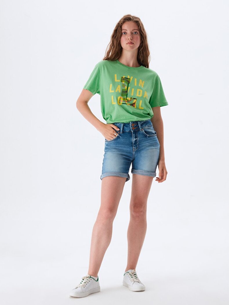 Becky X Orta Bel Jean Shorts
