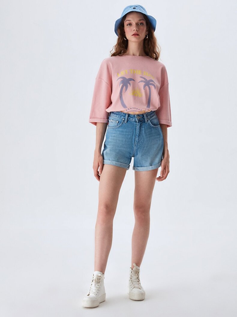 Belinda Mom Jean Shorts