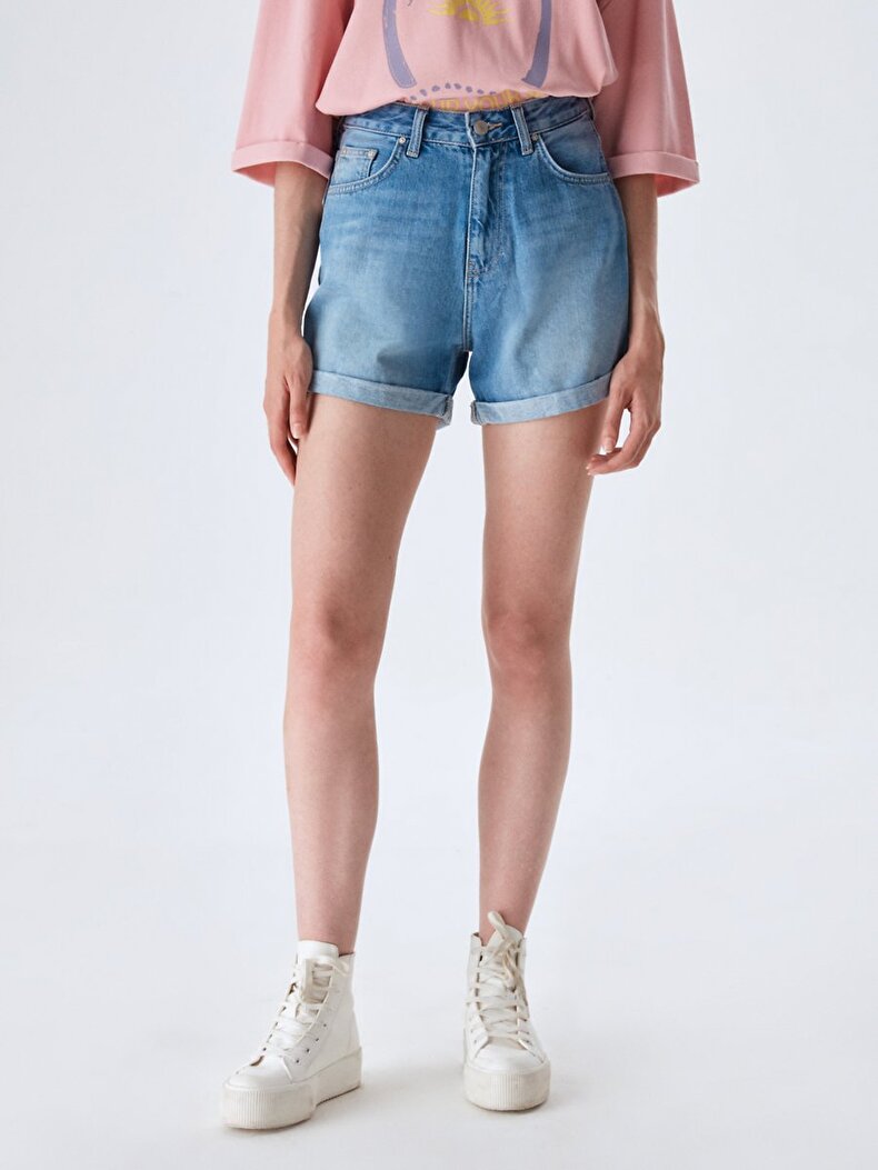 Belinda Mom Jean Shorts
