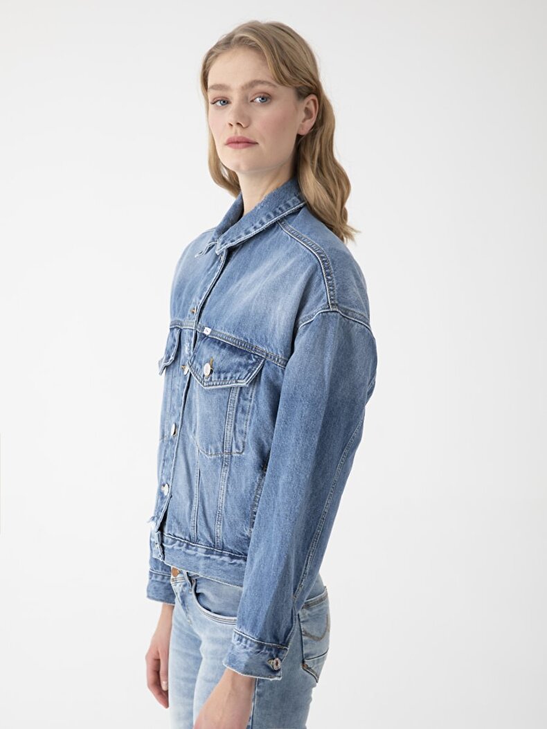 Celia Oversized Jeans Jacken
