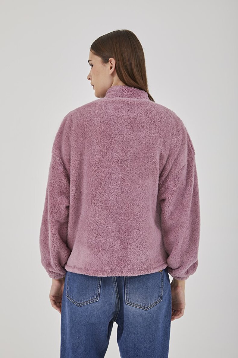 Plush Pink Strickjacke