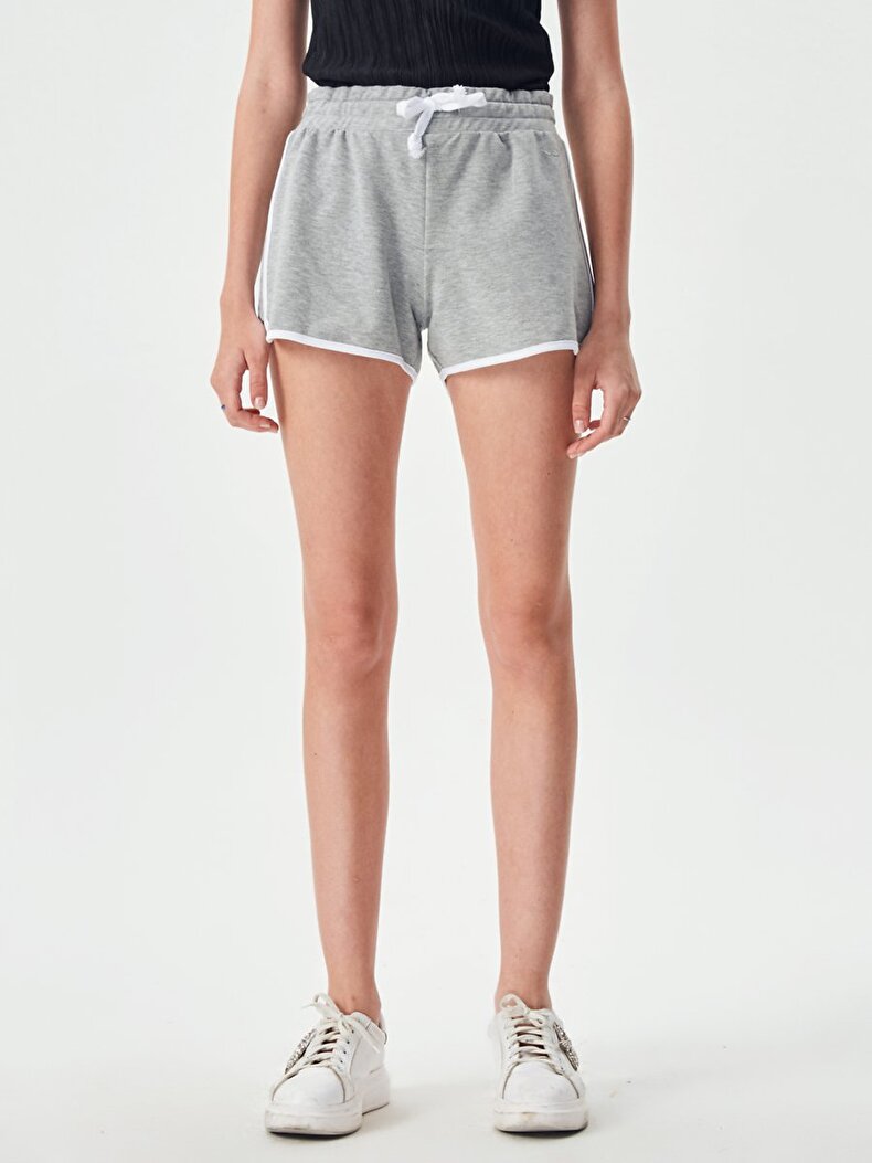 Striped Short Grau Shorts