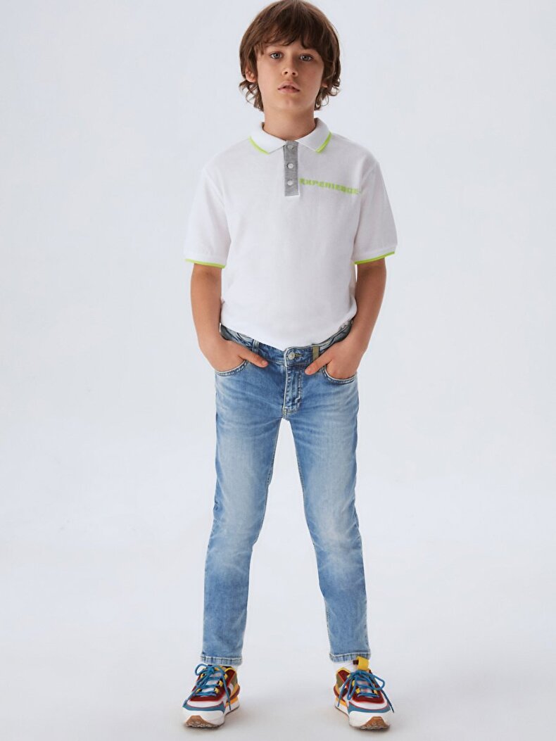 Smarty B H Dar Paça Orta Bel Jean Hosen