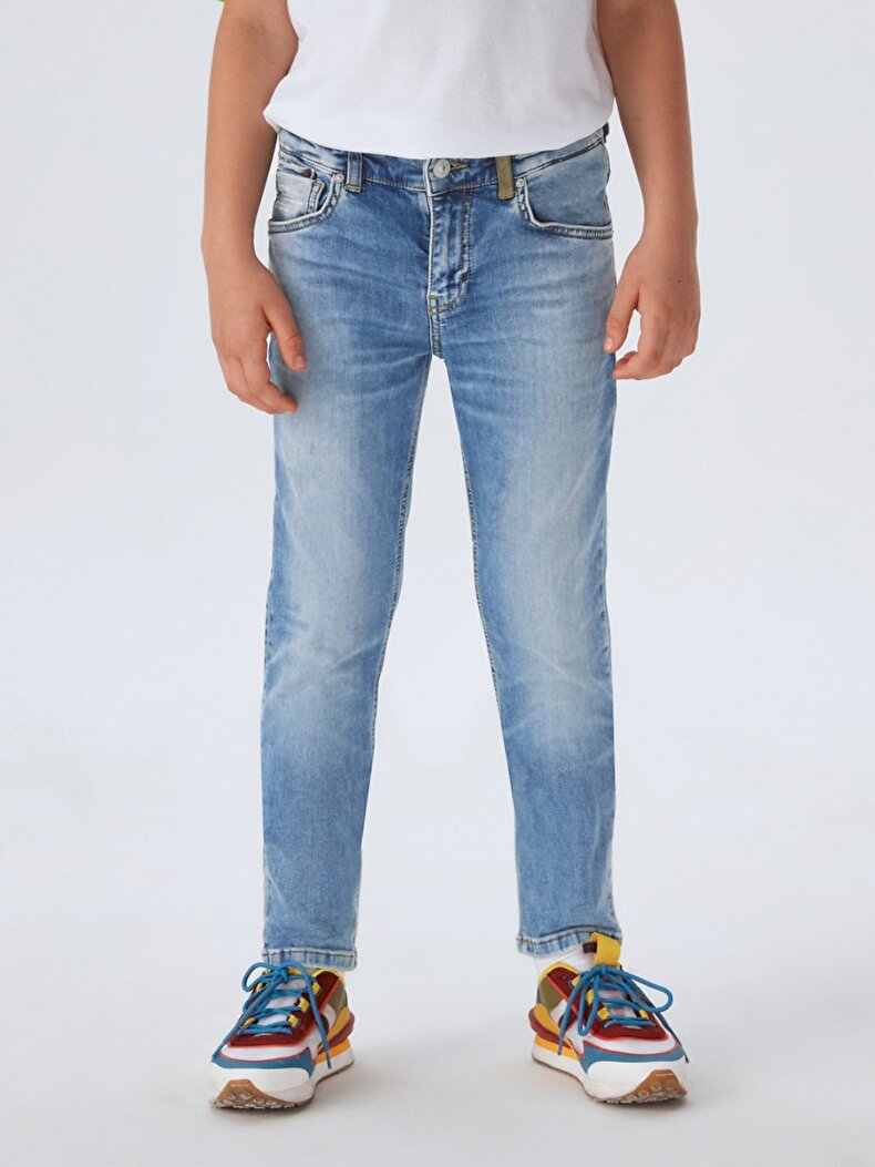 Smarty B H Dar Paça Orta Bel Jean Hosen