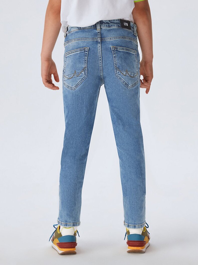 Smarty B H Dar Paça Orta Bel Jean Hosen