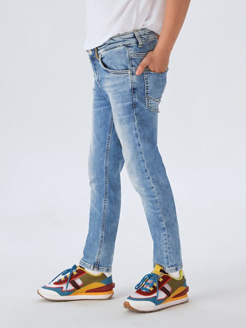 Smarty B H Dar Paça Orta Bel Jean Hosen