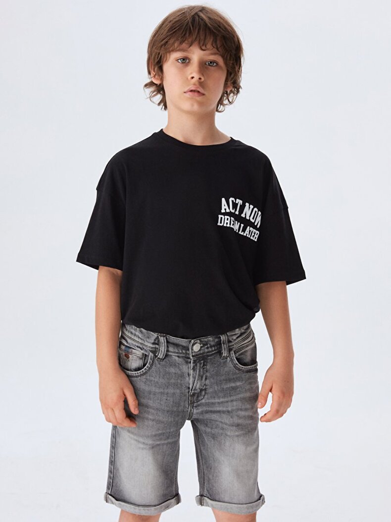 Lance B Slim Jeans Bermuda