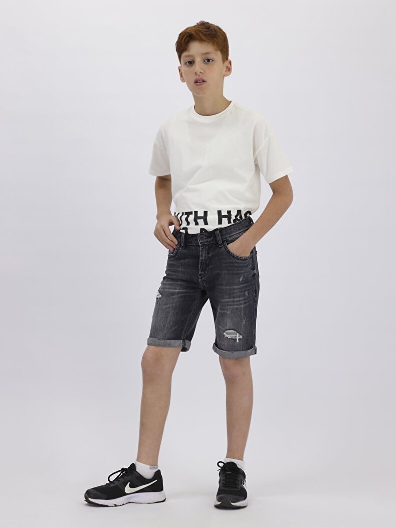 Lance B Slim Jeans Bermuda